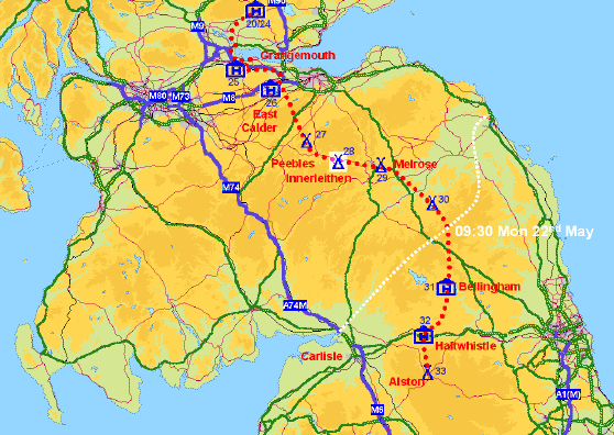 Section 3 route map