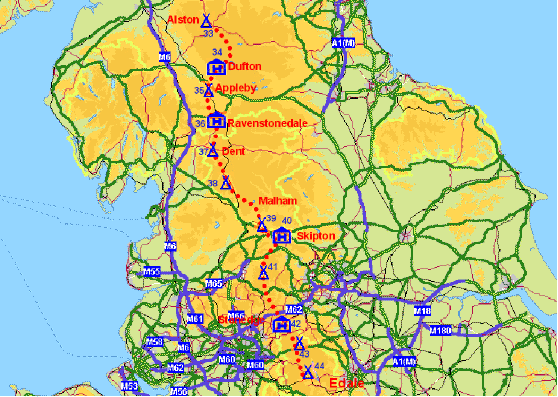 Section 4 route map