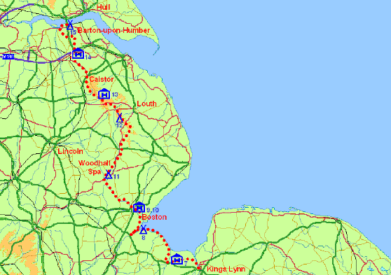 Section 2 route map