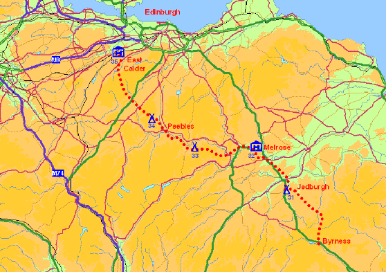 Section 5 route map