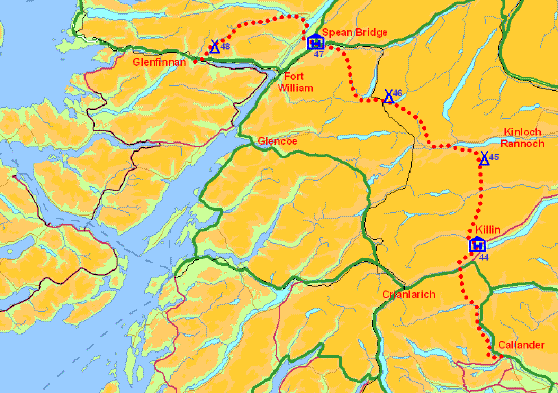 Section 7 route map