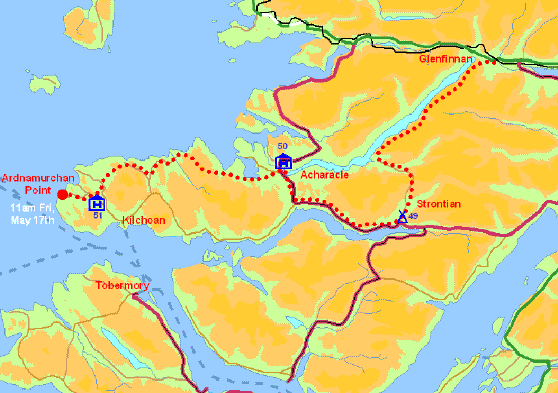 Section 8 route map