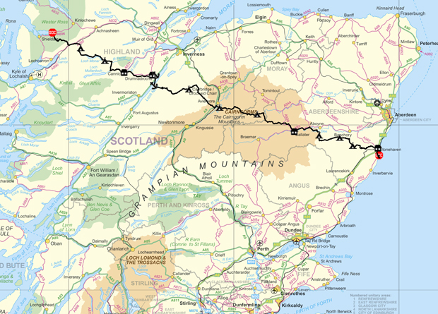 2008 route map