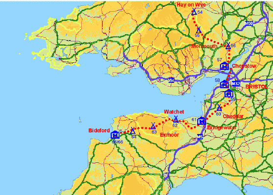 Section 6 route map