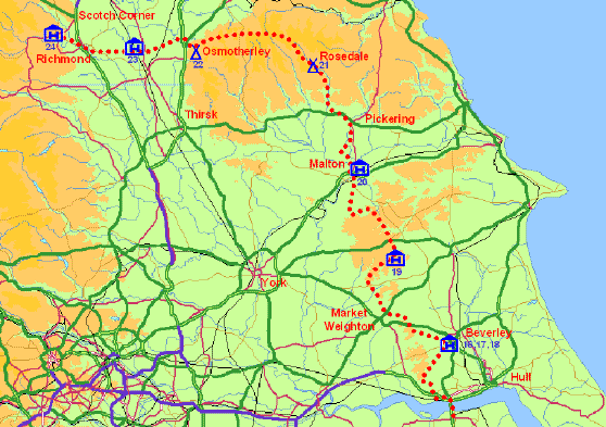 Section 2 route map