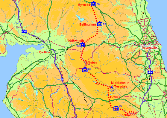 Section 4 route map