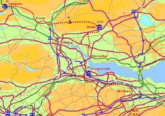 Section 6 route map